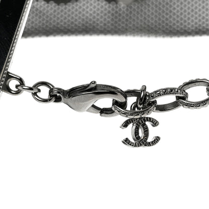 Chanel Mesh CC Choker Necklace Silver 5 of 6