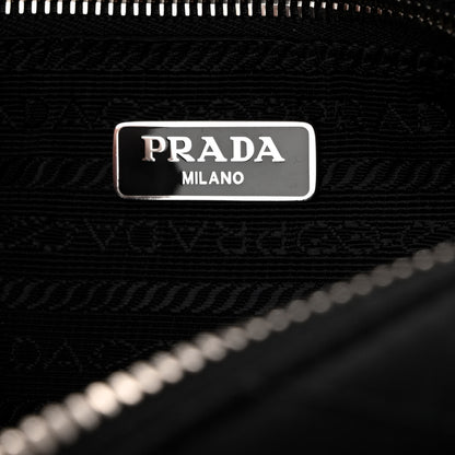 Prada Nylon Tessuto Impuntu Quilted Bandoliera Crossbody Bag Black 6 of 9
