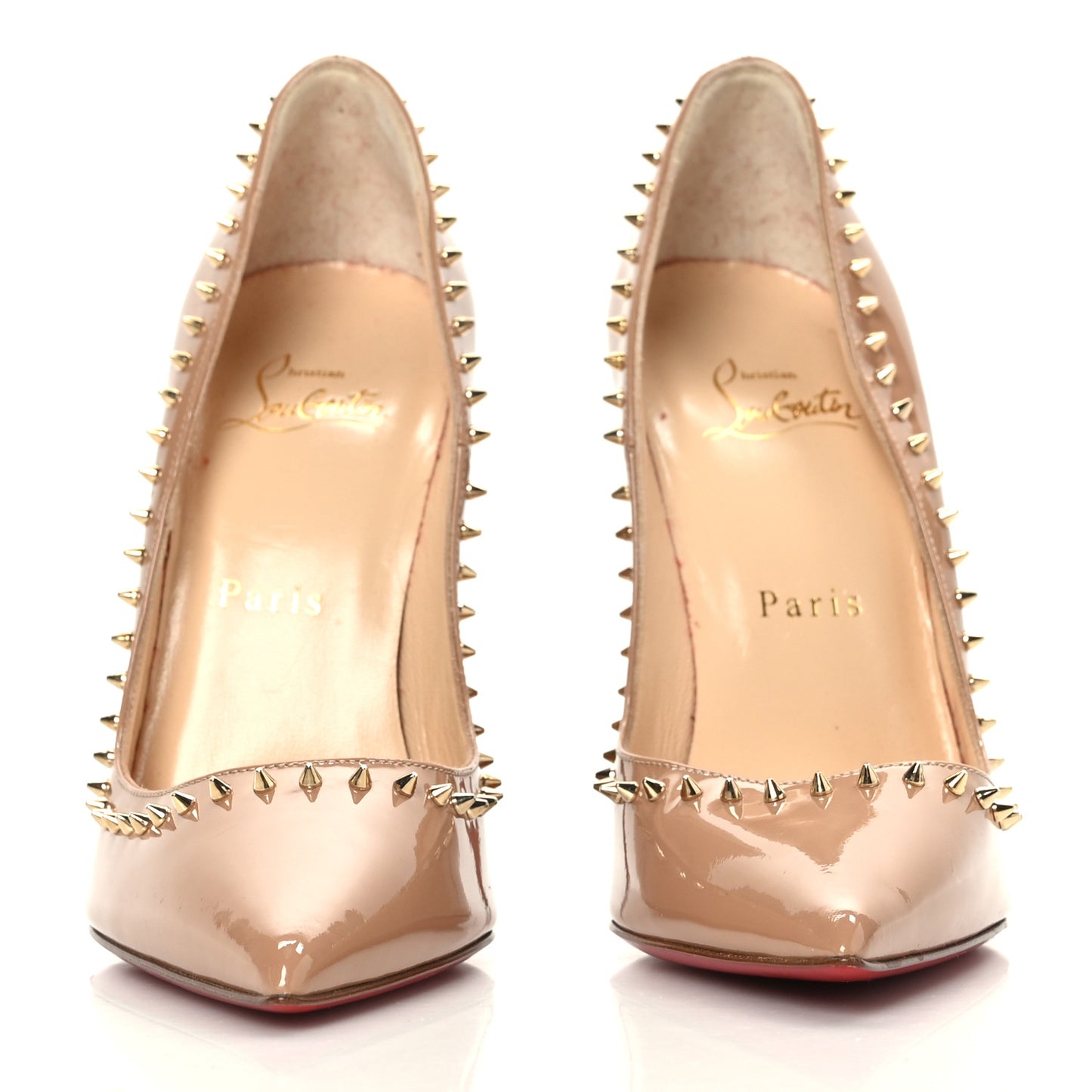 Patent Anjalina 120 Studded Pumps 36.5 Beige