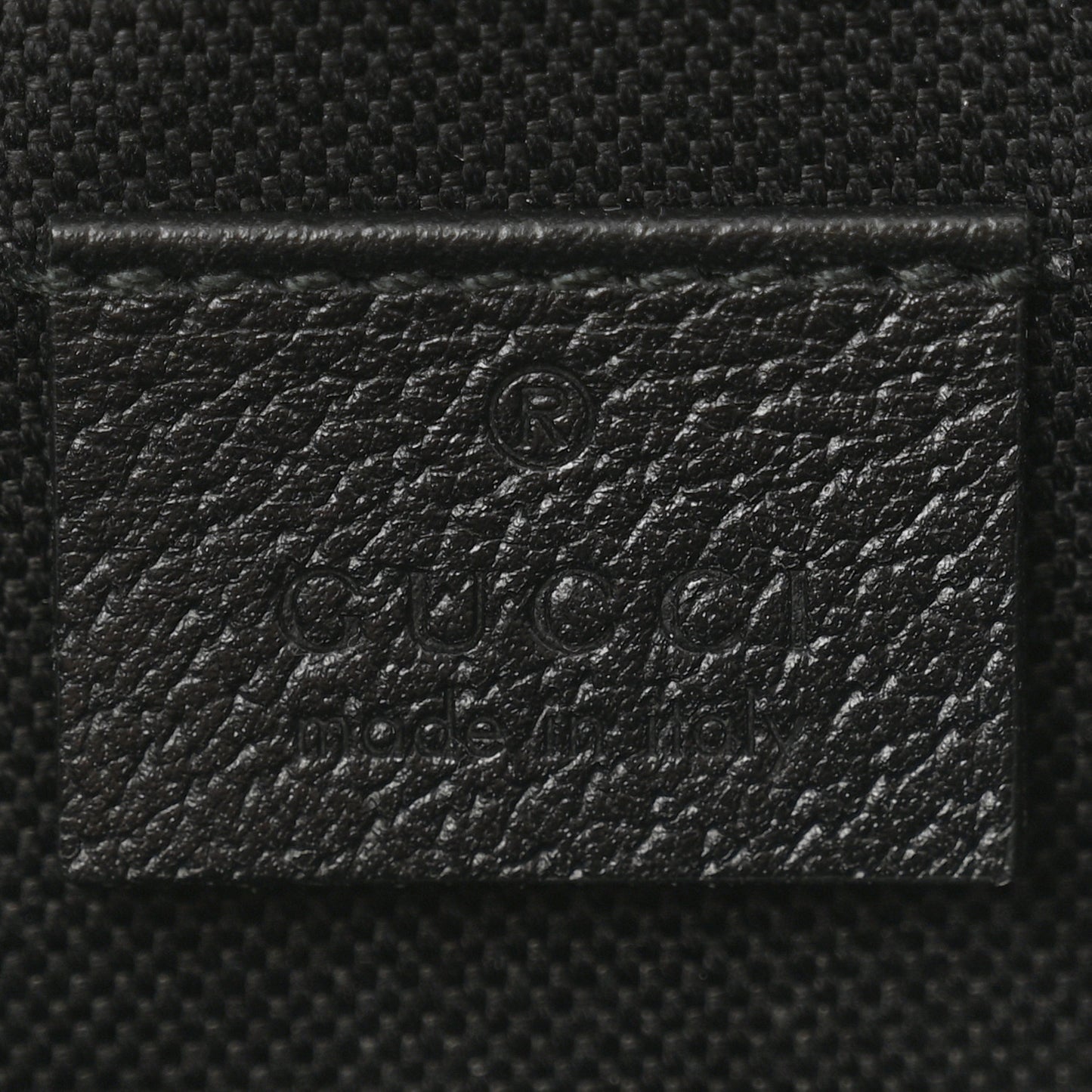 GG Supreme Monogram Psychedelic Slim Belt Bag Black