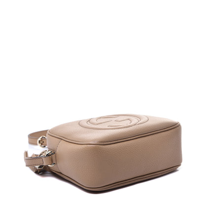 Gucci Pebbled Calfskin Small Soho Disco Bag Camelia 4 of 16