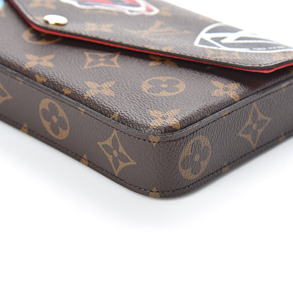 Louis Vuitton Monogram World Tour Pochette Felicie 8 of 9