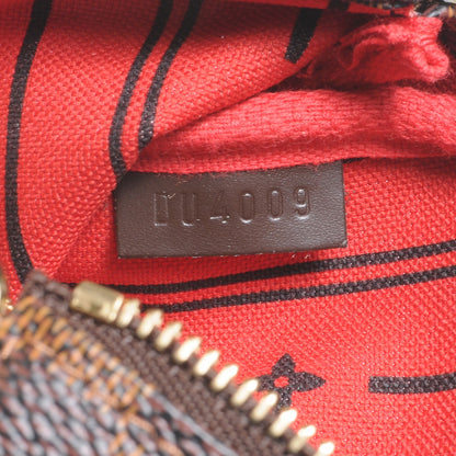 Louis Vuitton Damier Ebene Complice Trunks and Bags Mini Pochette Accessories Red 7 of 7