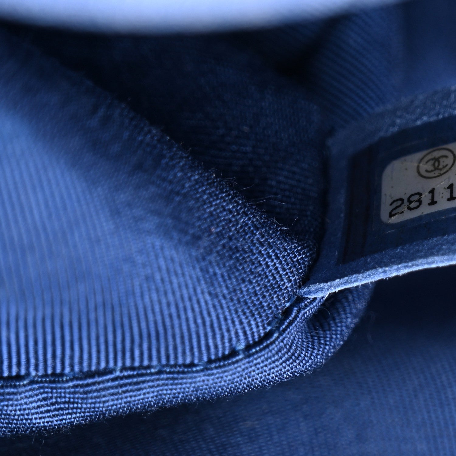 Chanel Caviar Quilted Medium Boy Flap Blue 7 of 10