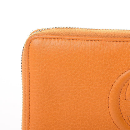 Gucci Pebbled Calfskin Soho Zip Around Wallet Curcuma 8 of 11