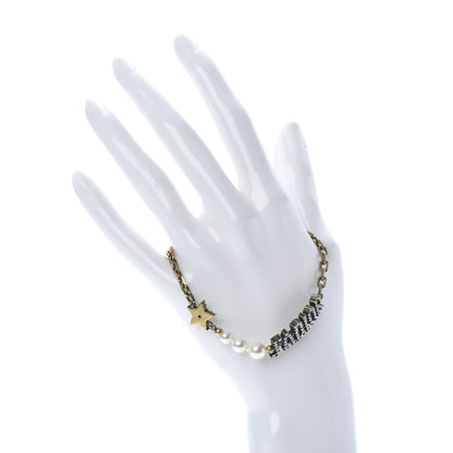 Christian Dior Metal Crystal Pearl J'Adior Bracelet Gold 2 of 5