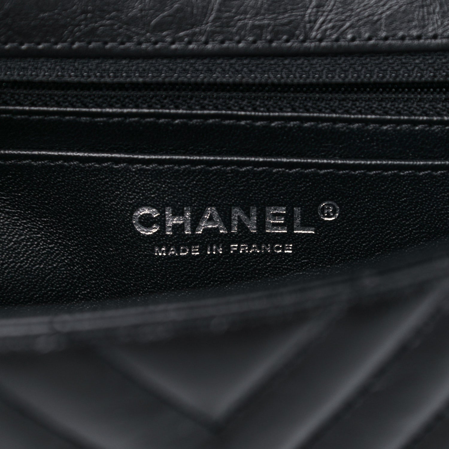 Chanel Aged Calfskin Chevron Quilted 2.55 Reissue Mini Flap So Black 6 of 11