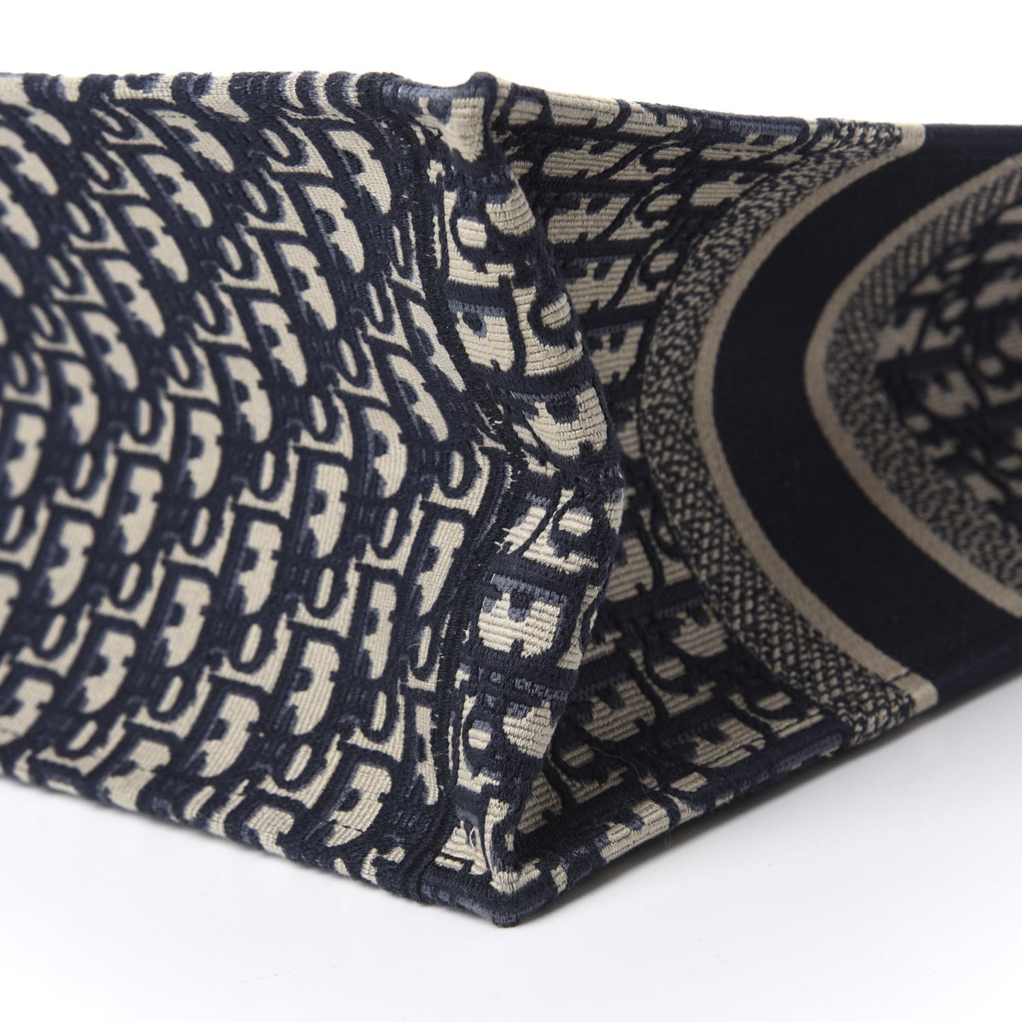 Oblique Medium Book Tote Blue Multicolor