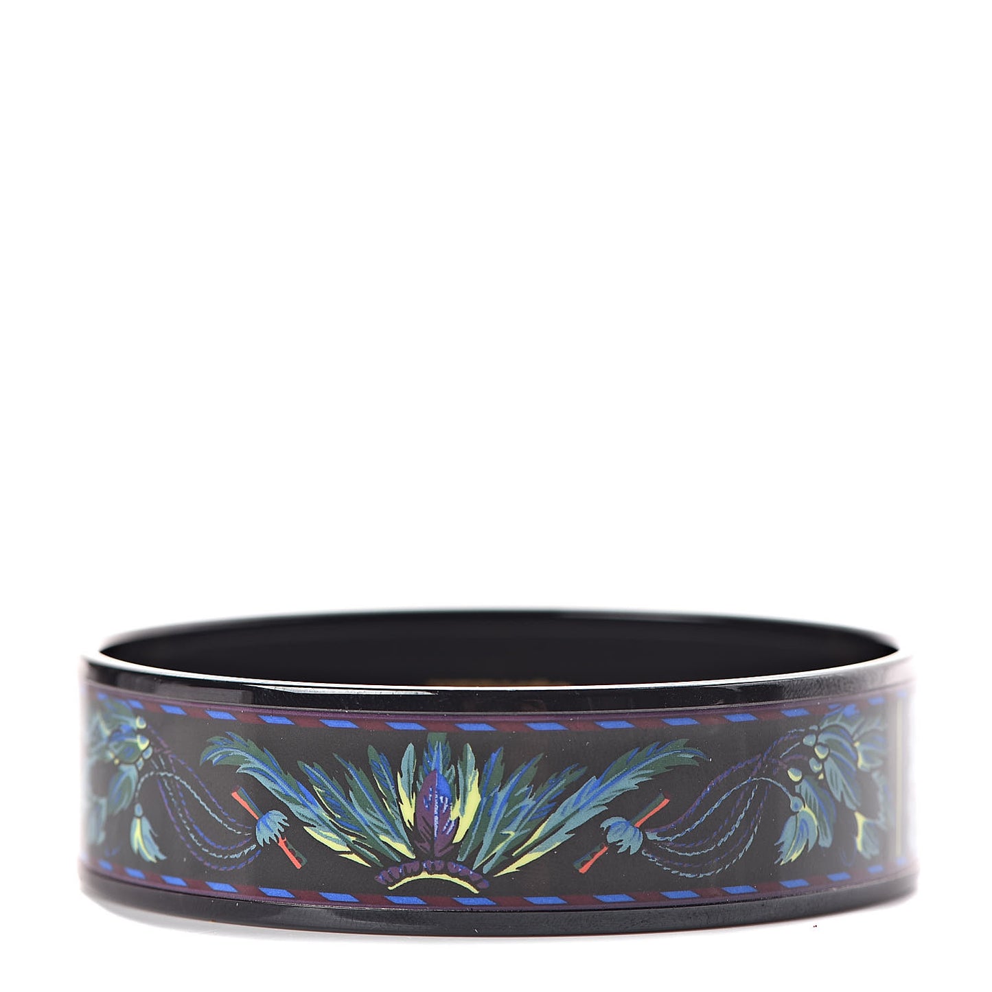 Enamel Printed Brazil Wide Bracelet 65