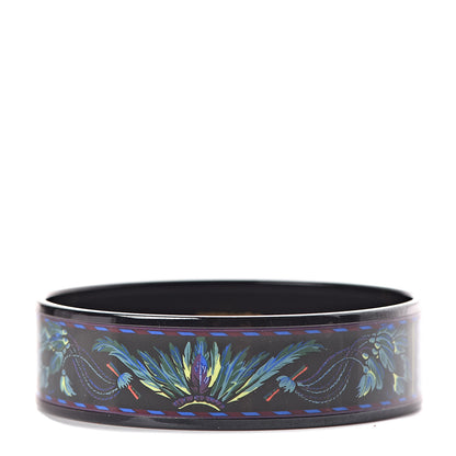 Hermes Enamel Printed Brazil Wide Bracelet 65 1 of 6