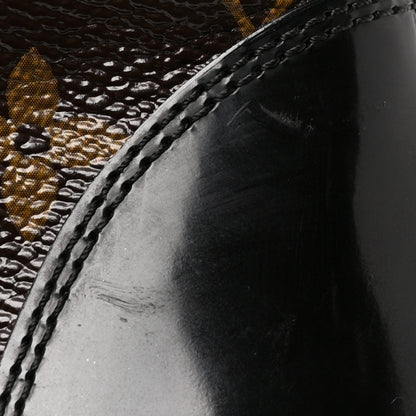 Louis Vuitton Patent Calfskin Monogram Star Trail Ankle Boots 35 Black 10 of 12