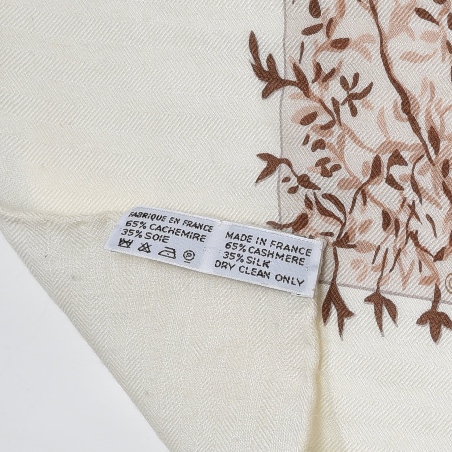 Hermes Cashmere Silk Les Girafes Shawl 140 6 of 7