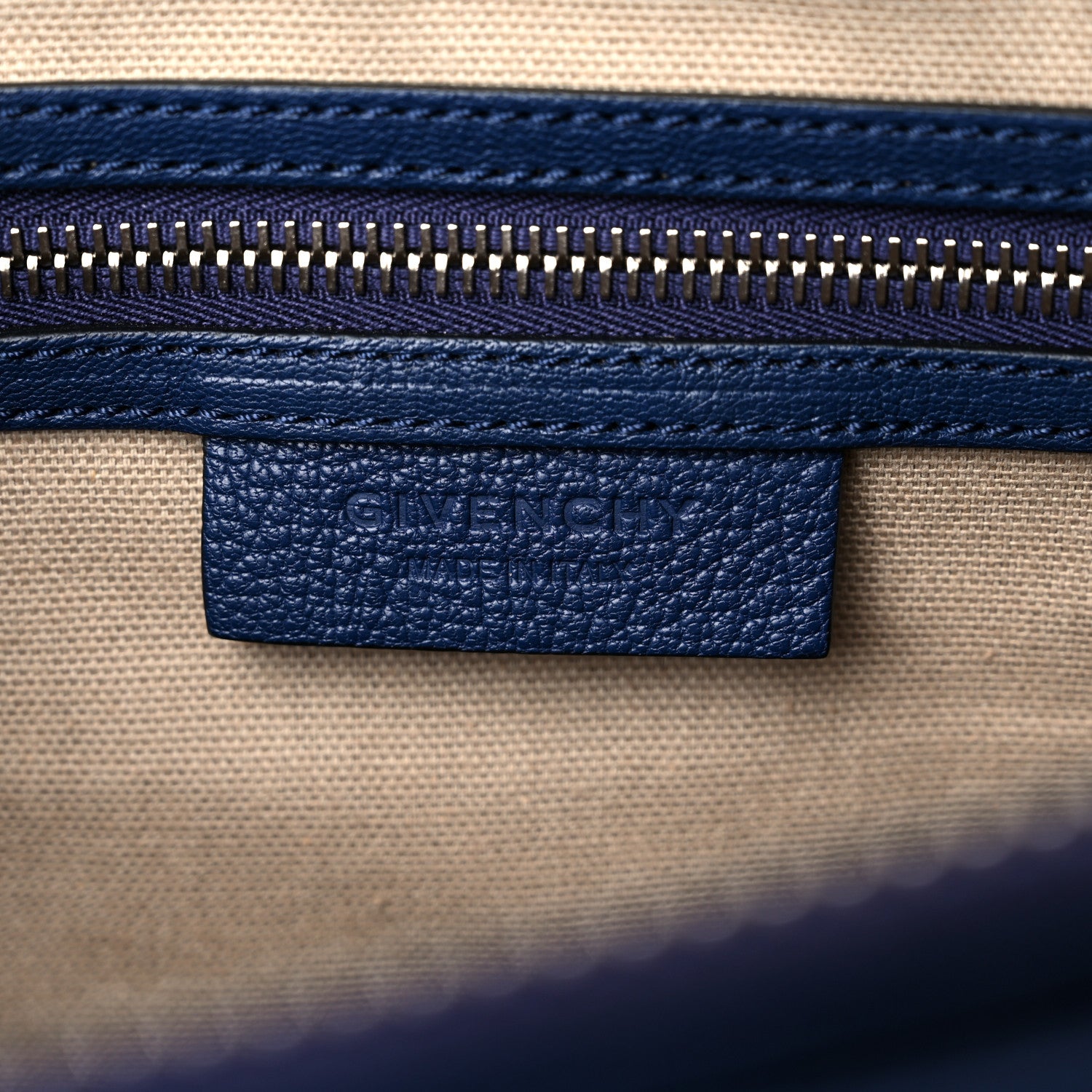 Givenchy Sugar Goatskin Medium Antigona Deep Blue 6 of 15