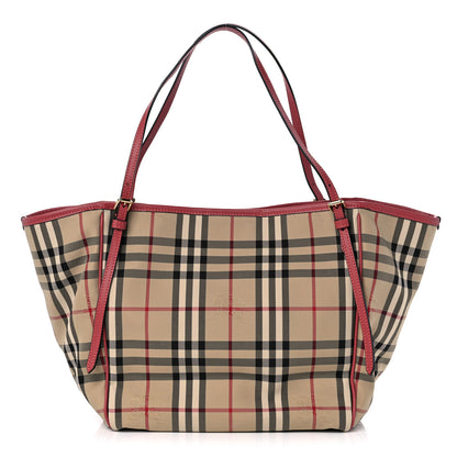 Burberry Horseferry Check Small Canterbury Tote Antique Rose 1 of 9