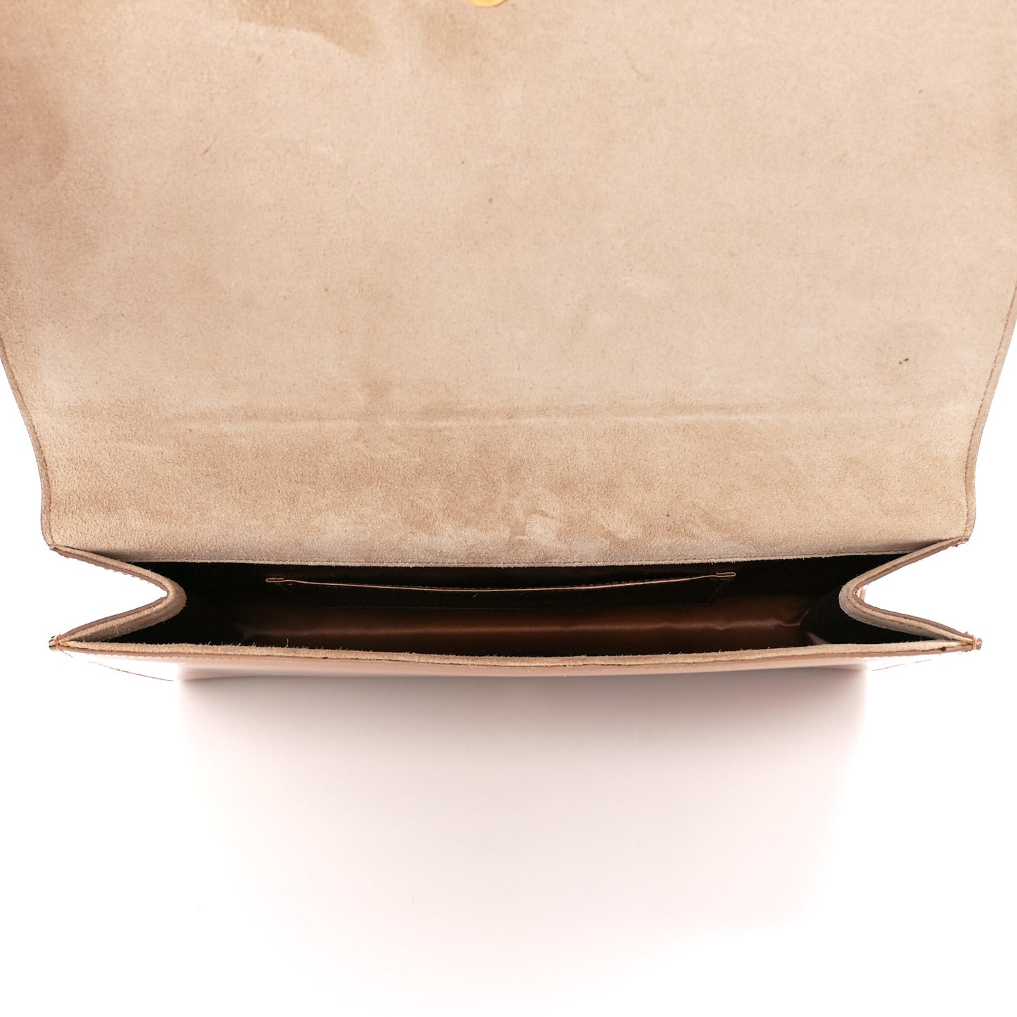 Patent Calfskin Monogram Large Belle De Jour Clutch Chair
