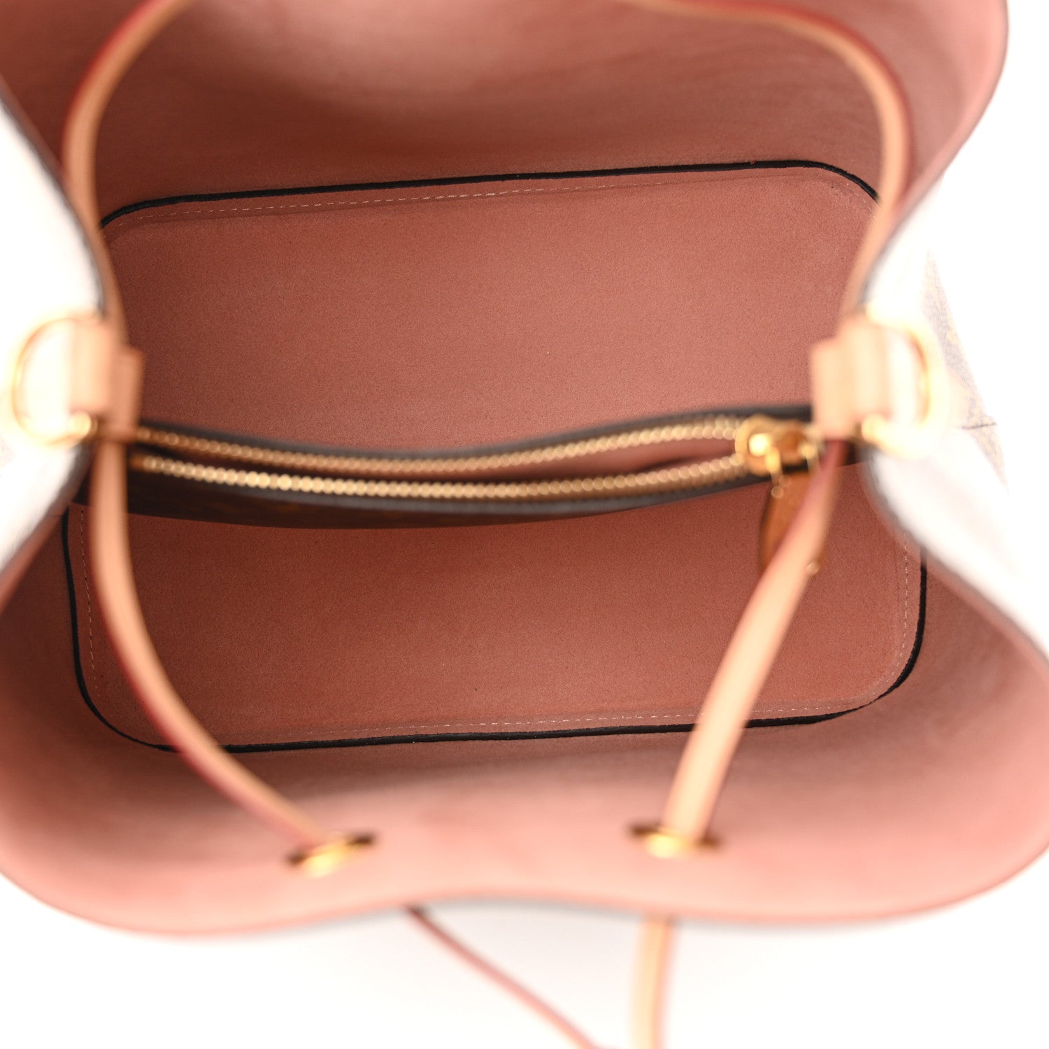 Louis Vuitton Monogram Braided Neonoe MM Peach Cream 5 of 12
