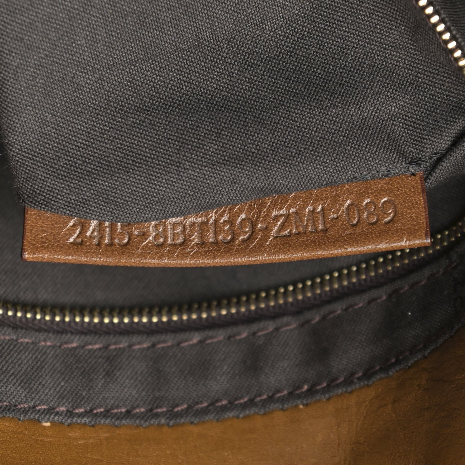 Fendi Vitello Acqua Maxi Baguette Bag Saddler 6 of 16