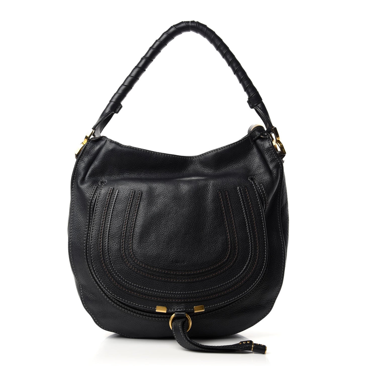 Chloe Calfskin Medium Marcie Hobo Black 1 of 10