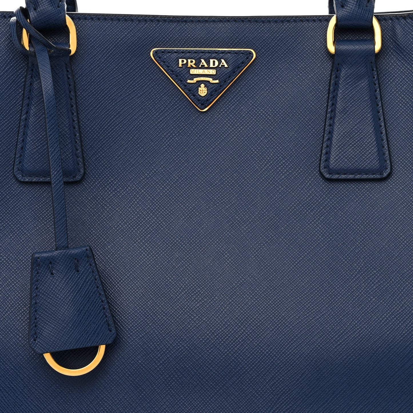 Saffiano Medium Galleria Double Zip Tote Bluette