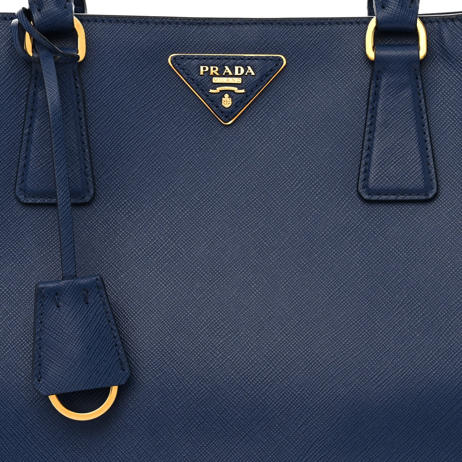 Prada Saffiano Medium Galleria Double Zip Tote Bluette 9 of 14