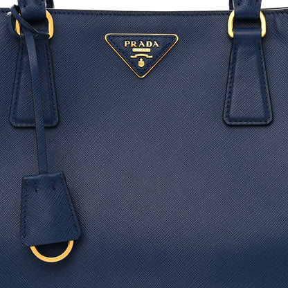 Prada Saffiano Medium Galleria Double Zip Tote Bluette 9 of 14