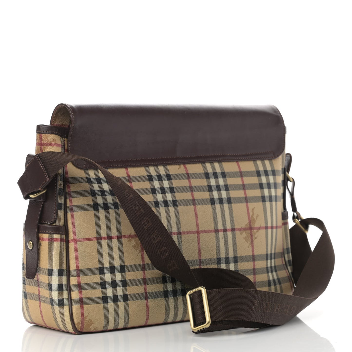 Check Messenger Bag