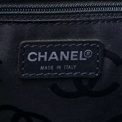 Chanel Denim Large CC Tote Dark Navy Blue 7 of 14