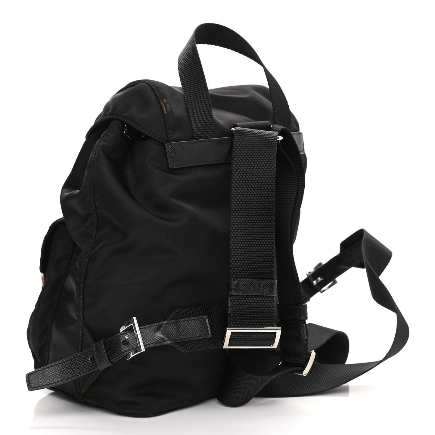 Tessuto Nylon Vela Small Backpack Black