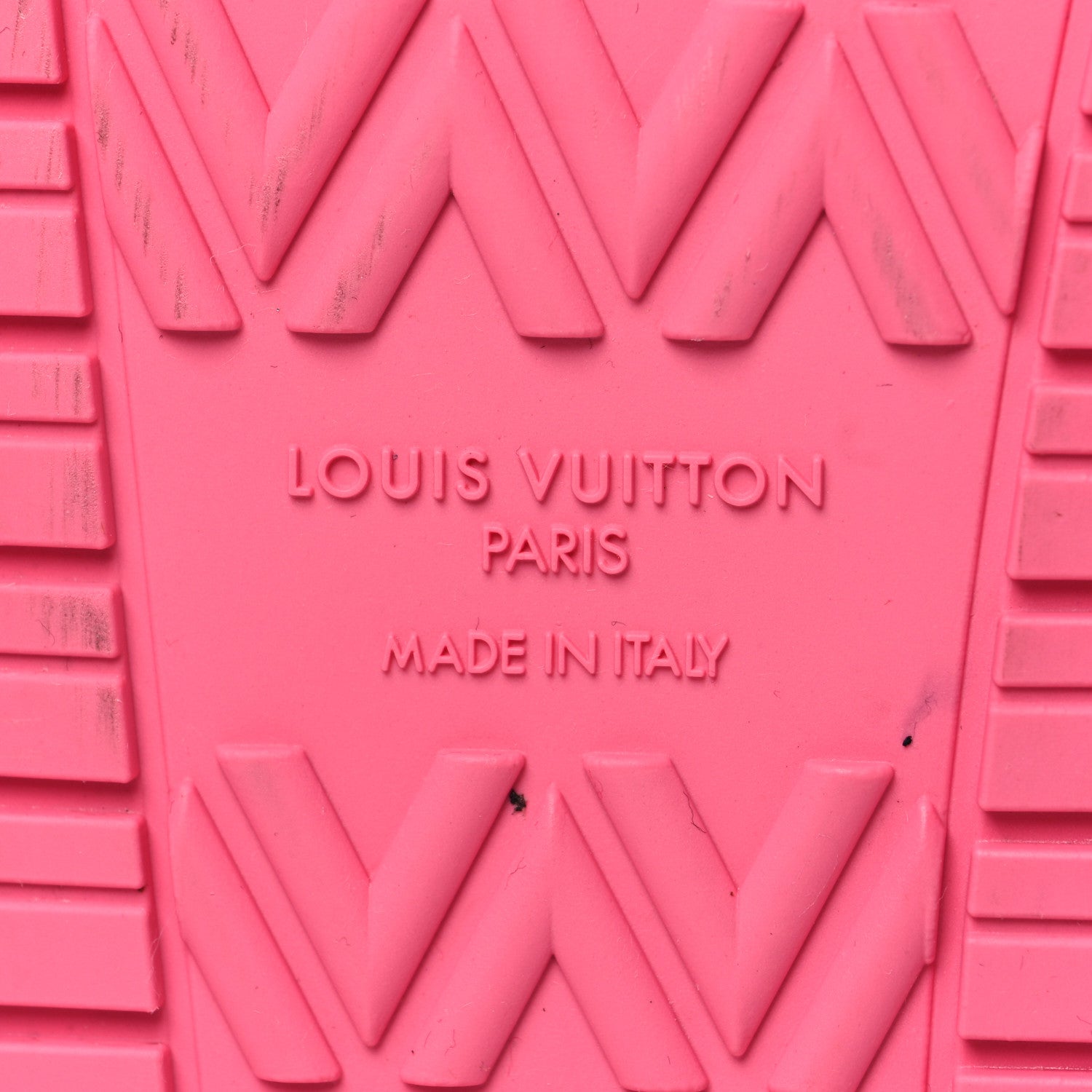 Louis Vuitton Calfskin Monogram Embossed Bom Dia Flat Mule Sandals 41 Pink 7 of 8