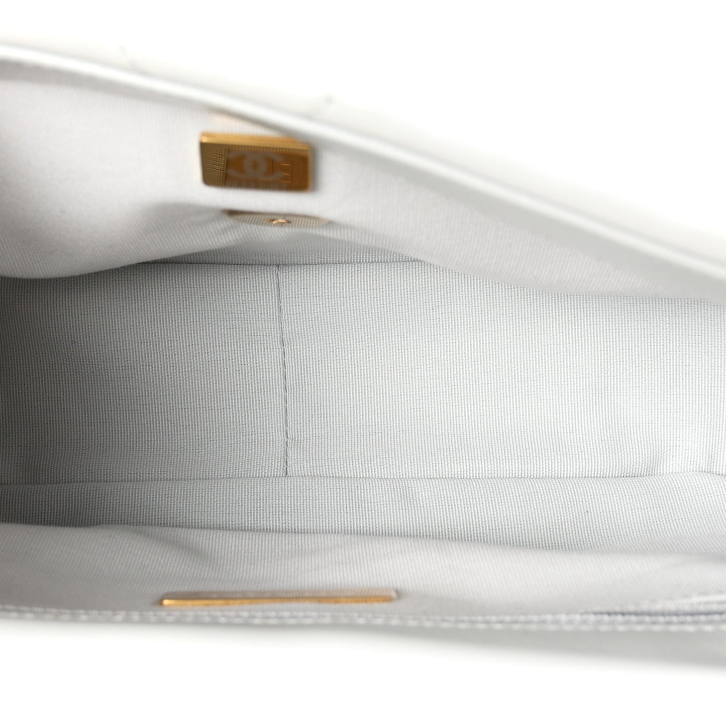 Lambskin Quilted Medium Chanel 19 Flap Light Blue