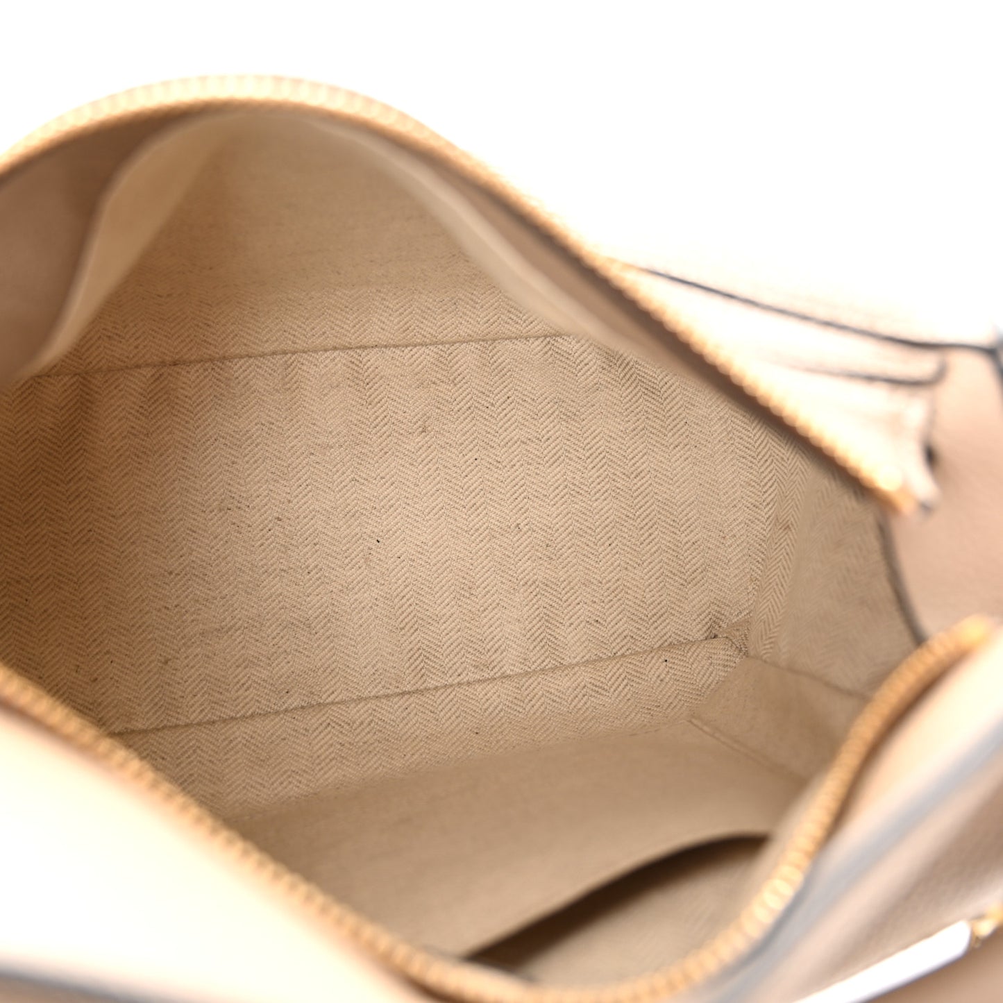 Grained Calfskin Small Puzzle Bag Sand