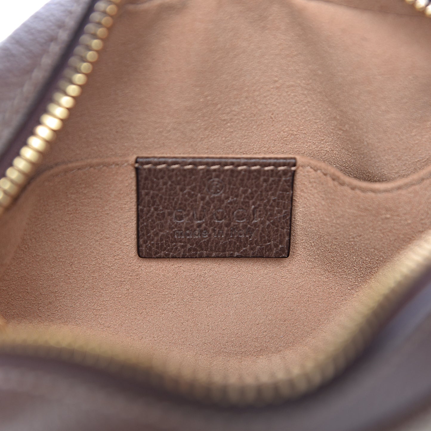 GG Supreme Monogram Web Mini Ophidia Shoulder Bag Brown