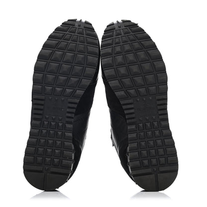 Valentino Garavani Nappa Suede Camouflage Womens Rockrunner Sneakers 38 Black 4 of 4