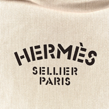 Hermes Canvas Swift Aline Grooming Bag Gold 6 of 10