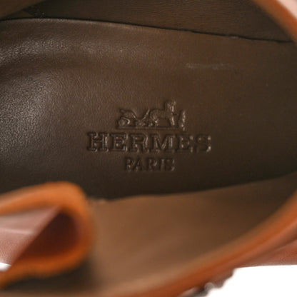 Hermes Calfskin Saint Germain Ankle Boots 37 Gold 7 of 10