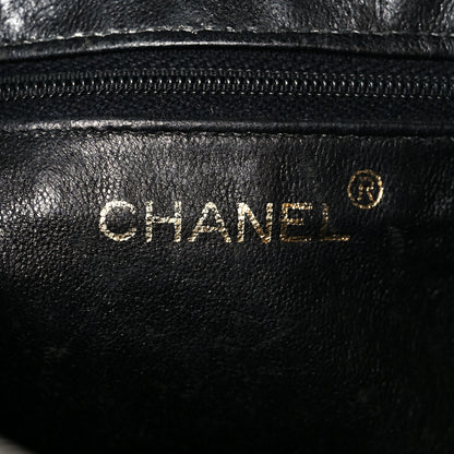 Chanel Lambskin Quilted Small Diamond CC Camera Case Black 6 of 11