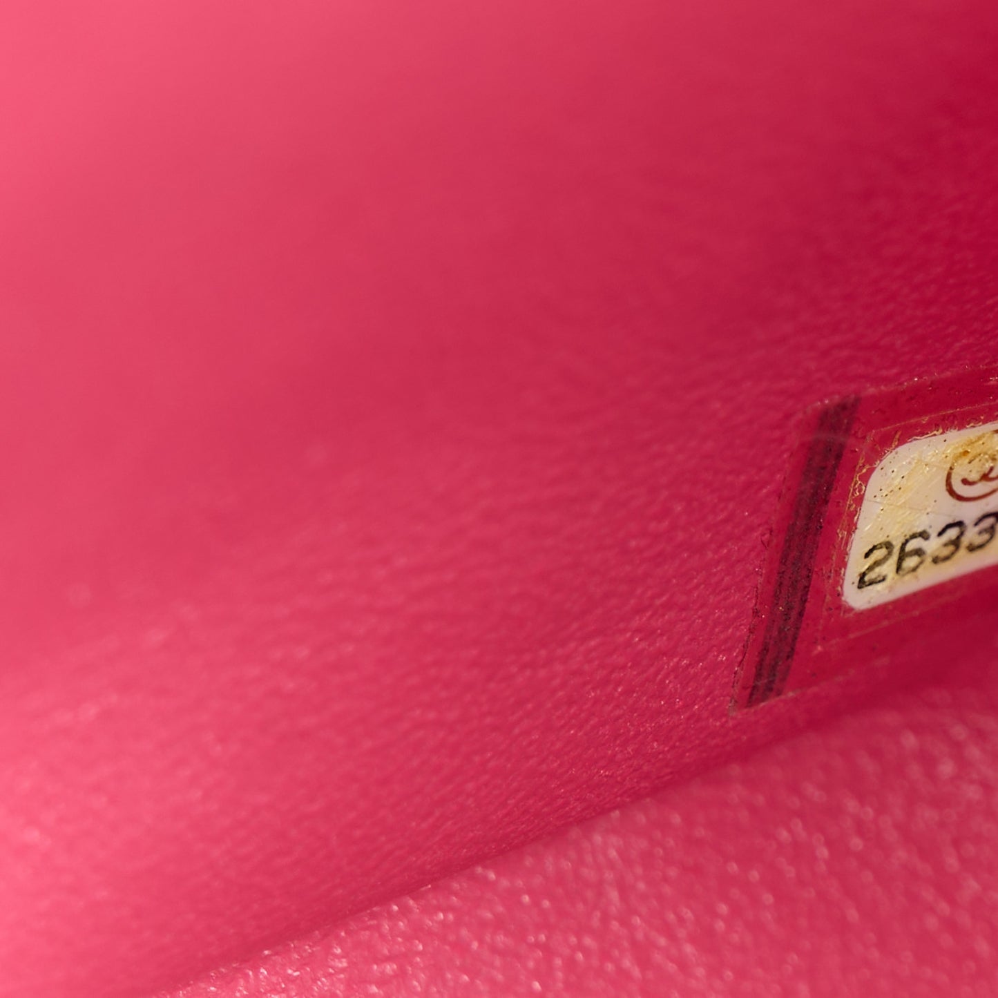 Lambskin Quilted Mini Square Flap Pink