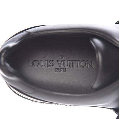 Louis Vuitton Calfskin Frontrow Sneakers 38 Black 7 of 10