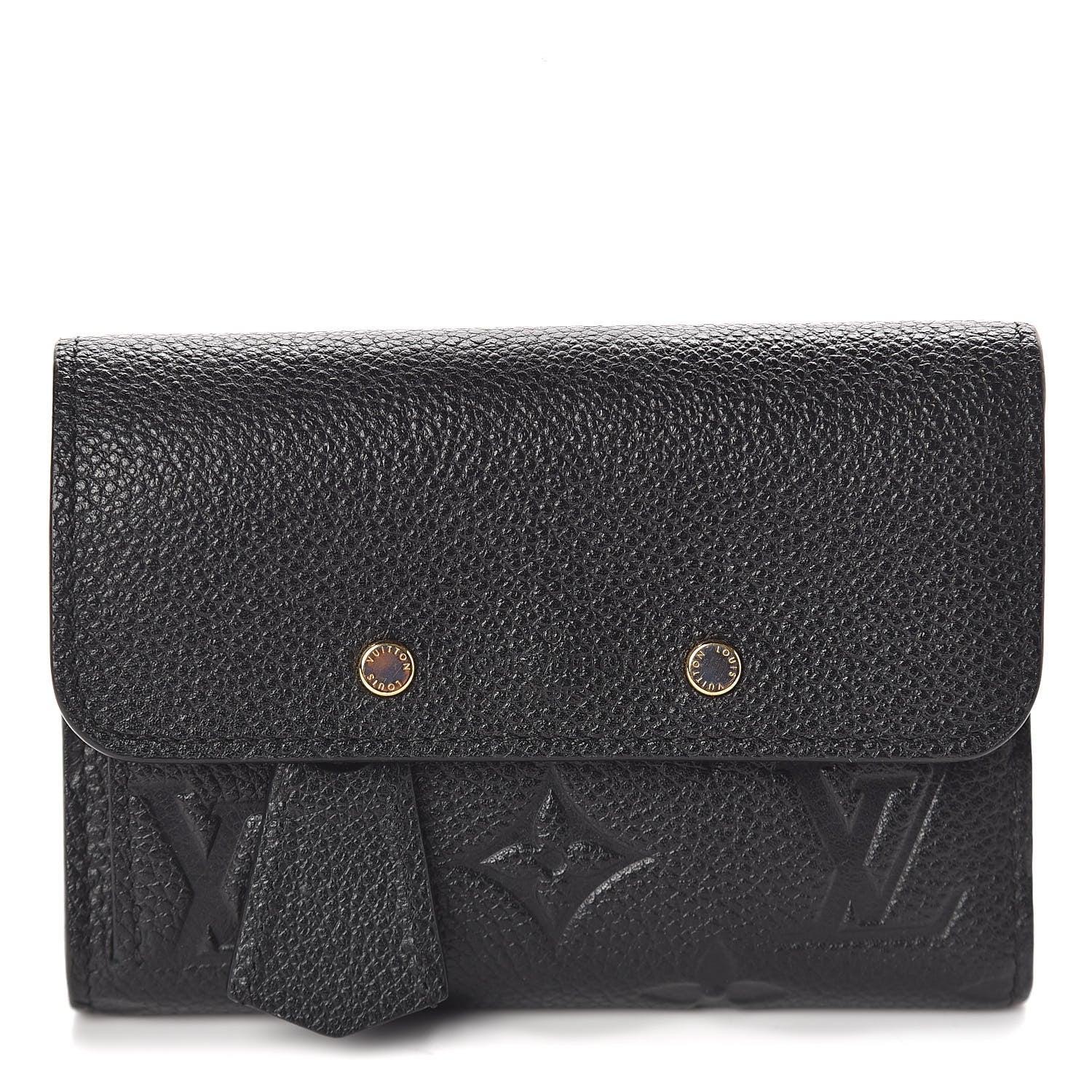 Louis Vuitton Empreinte Pont-Neuf Compact Wallet Black 1 of 6