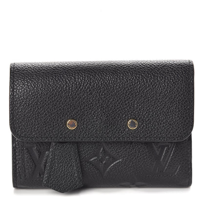 Louis Vuitton Empreinte Pont-Neuf Compact Wallet Black 1 of 6