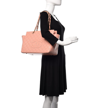 Chanel Caviar Quilted Grand Timeless Tote GTT Pink 2 of 19