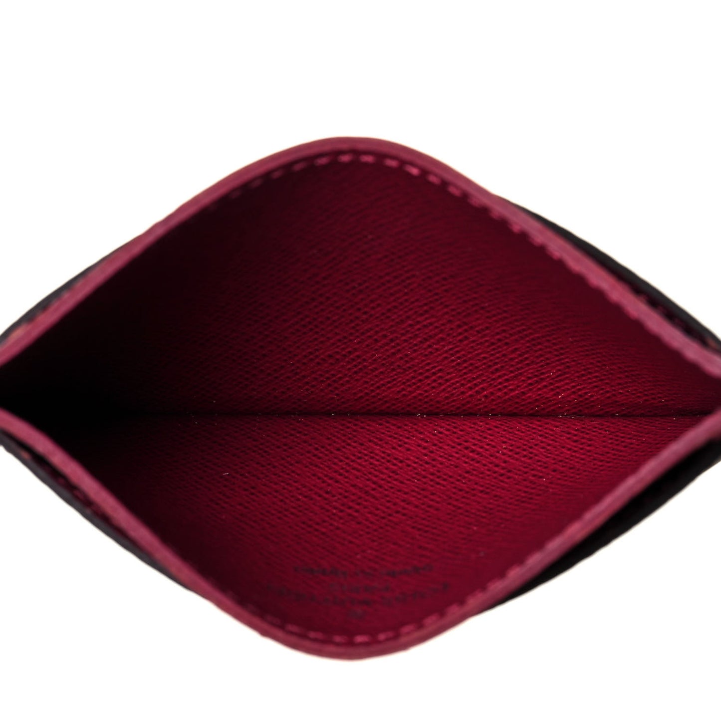 Monogram Card Holder Fuchsia