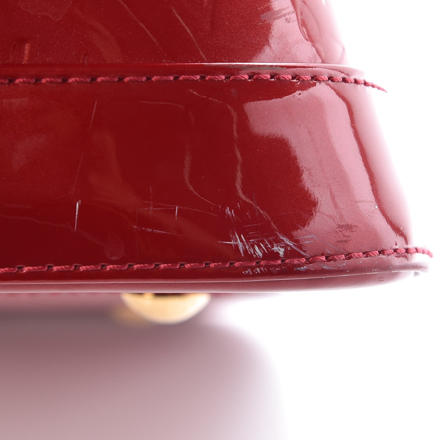 Louis Vuitton Vernis Alma GM Pomme D'Amour 13 of 14