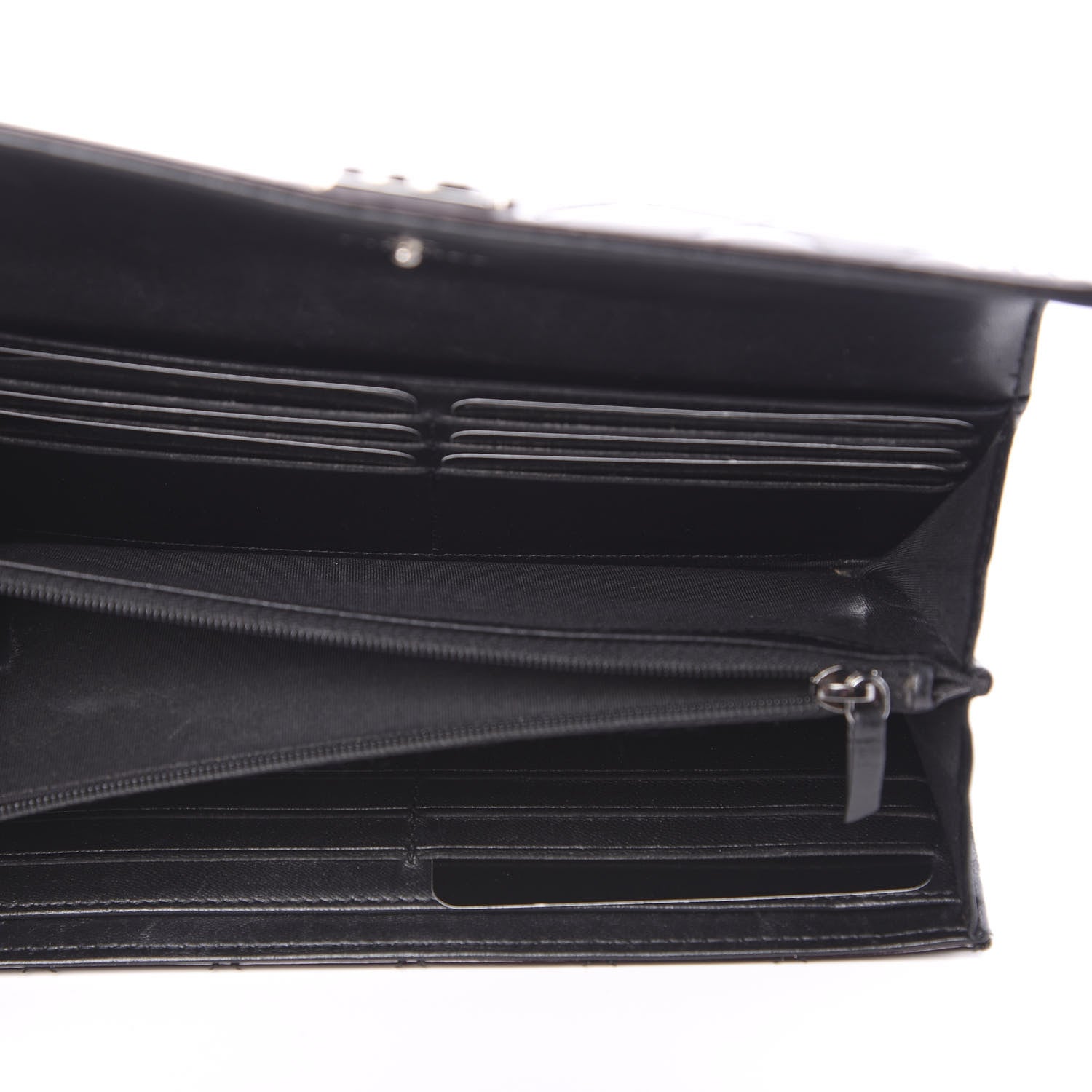 Chanel Patent Calfskin Quilted Boy Flap Wallet Burgundy 4 of 12