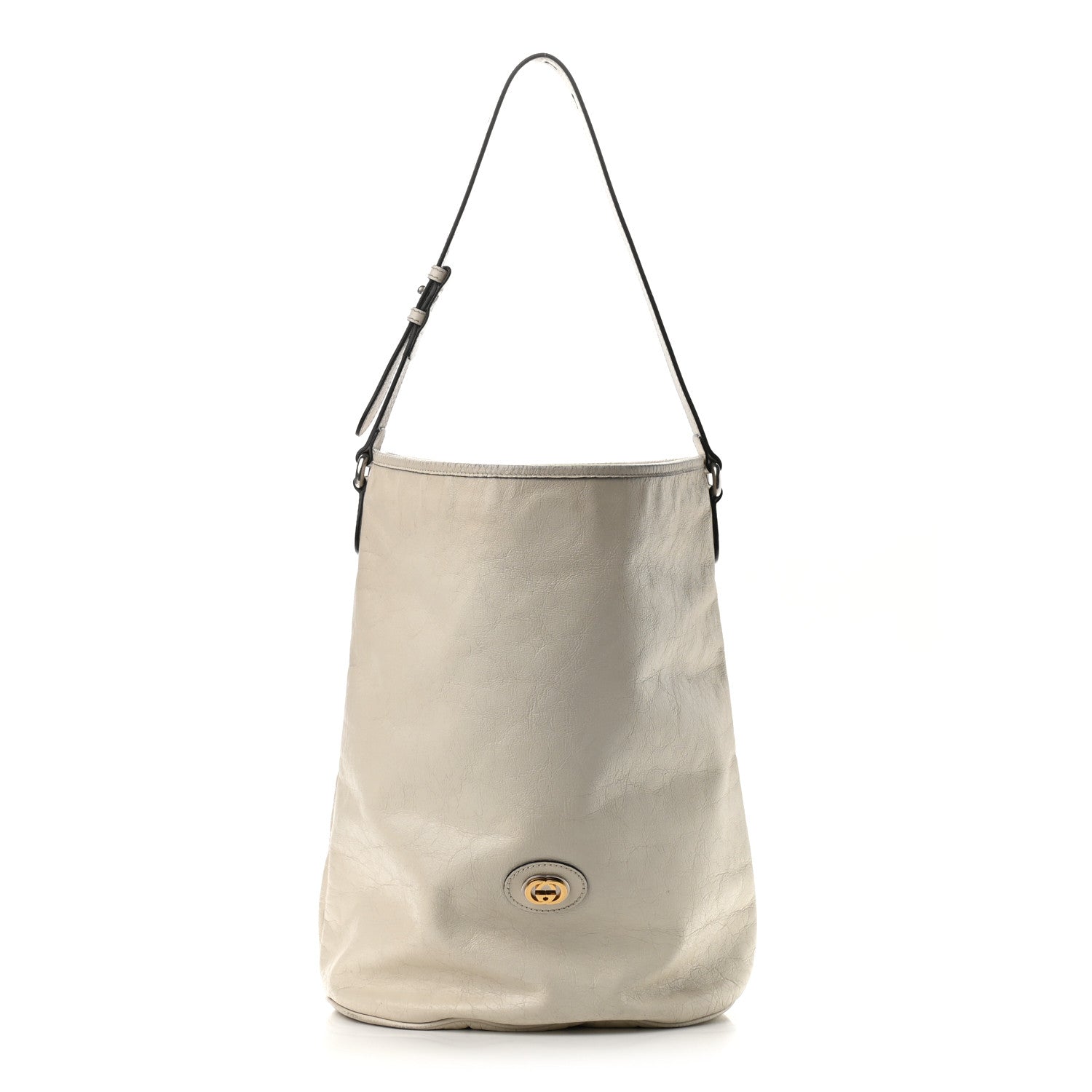 Gucci Fluffy Calfskin Morpheus Hobo Shoulder Bag White 1 of 16