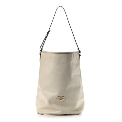 Gucci Fluffy Calfskin Morpheus Hobo Shoulder Bag White 1 of 16