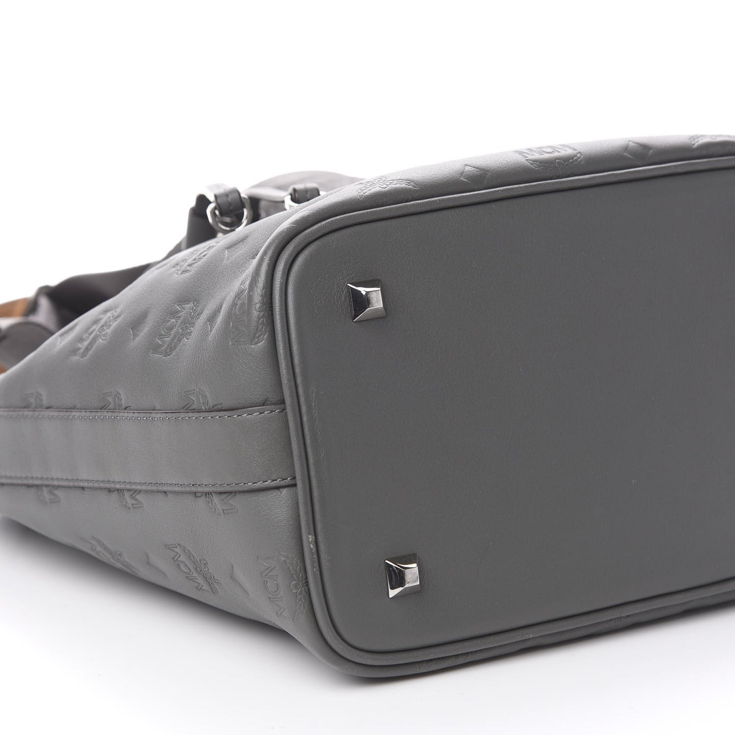Calfskin Ottomar Monogram Small Essential Bucket Charcoal