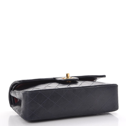 Chanel Lambskin Quilted Medium Double Flap Navy 5 of 12