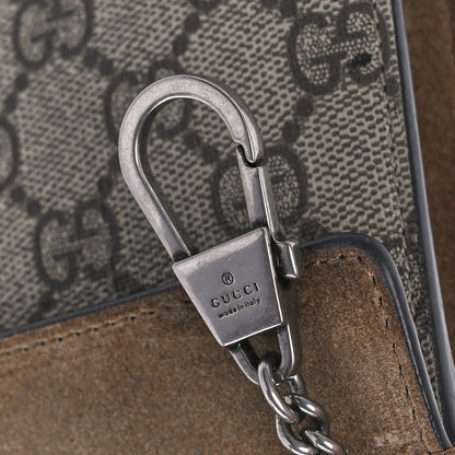 Gucci GG Supreme Monogram Super Mini Dionysus Shoulder Bag Taupe 6 of 12