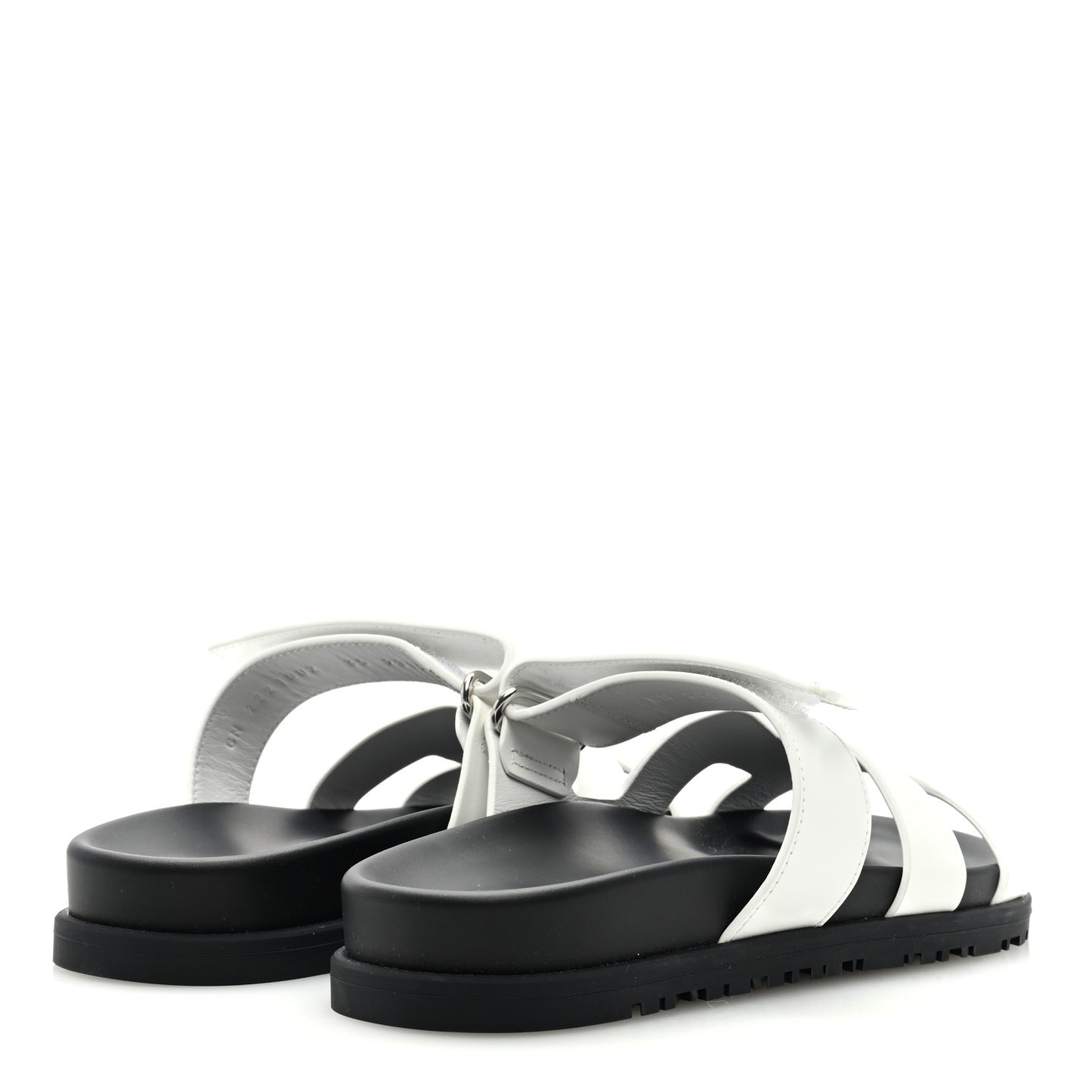 Calfskin Womens Chypre Sandals 35 White